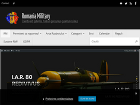 'rumaniamilitary.ro' screenshot