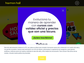 'harmonhall.com' screenshot