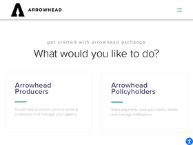 'arrowheadexchange.com' screenshot