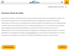 'bancopopolare.it' screenshot