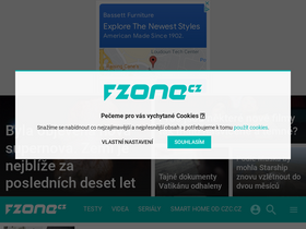 'fzone.cz' screenshot