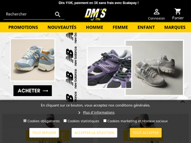'dmsports.fr' screenshot