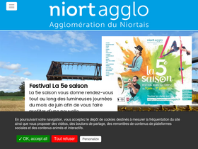 'niortagglo.fr' screenshot
