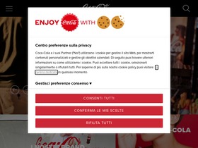 'coca-colaitalia.it' screenshot