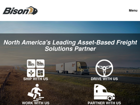 'bisontransport.com' screenshot