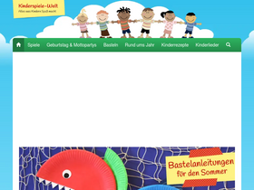'kinderspiele-welt.de' screenshot