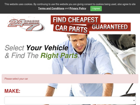 '247spares.co.uk' screenshot