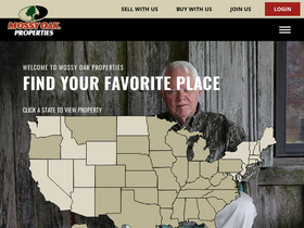 'mossyoakproperties.com' screenshot