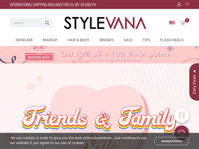'stylevana.com' screenshot