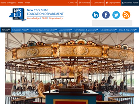 'nysed.gov' screenshot