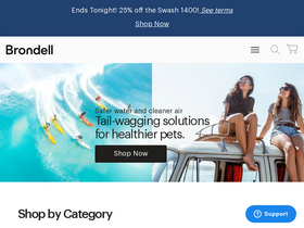 'brondell.com' screenshot