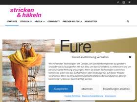 'stricken-haekeln.de' screenshot