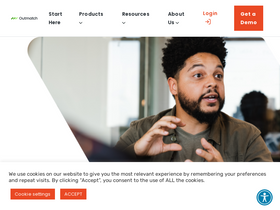 'outmatch.com' screenshot