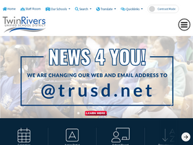'twinriversusd.org' screenshot