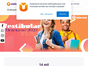 'unintese.com.br' screenshot
