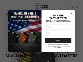 tacticpower.com homepage screenshot