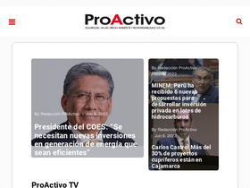 'proactivo.com.pe' screenshot