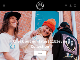 1111merch.com homepage screenshot