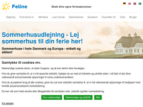 'feline.dk' screenshot
