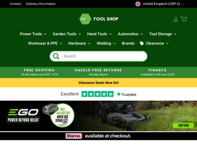 'dwtoolshop.com' screenshot