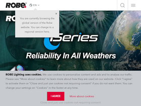 'robe.cz' screenshot