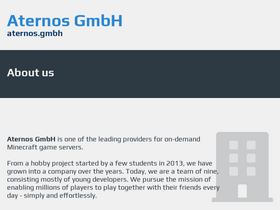 'aternos.gmbh' screenshot