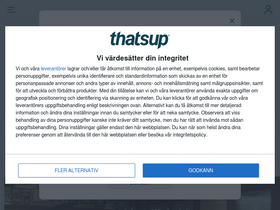 'thatsup.se' screenshot