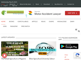 'agrimoon.com' screenshot