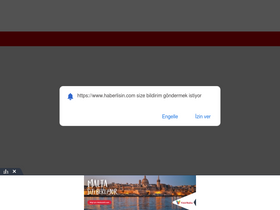 'haberlisin.com' screenshot