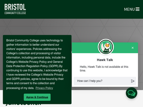 'bristolcc.edu' screenshot