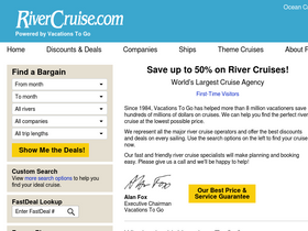 'rivercruise.com' screenshot