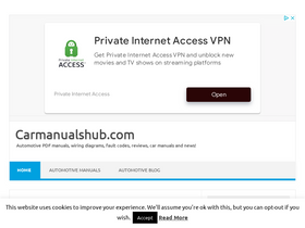 'carmanualshub.com' screenshot