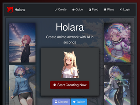 'holara.ai' screenshot