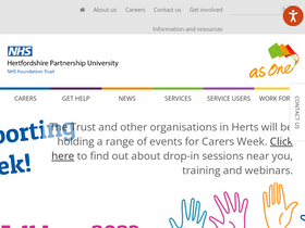 'jobs.hpft.nhs.uk' screenshot