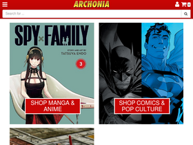 'archonia.com' screenshot