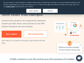 'hubspot.net' screenshot