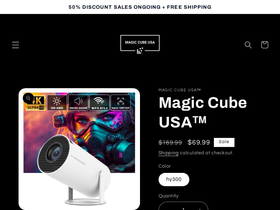 magiccubeusa.com homepage screenshot