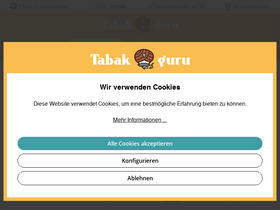 'tabakguru.de' screenshot