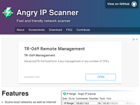 'angryip.org' screenshot