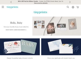 'tinyprints.com' screenshot