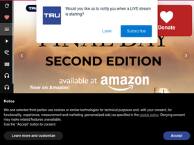 'trunews.com' screenshot