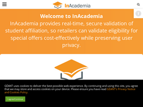 'inacademia.org' screenshot
