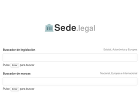 'sede.legal' screenshot