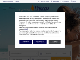 'princess-hotels.com' screenshot