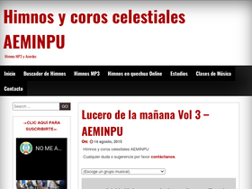 'aeminpuperu.com' screenshot