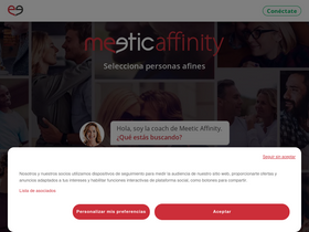 'meeticaffinity.es' screenshot