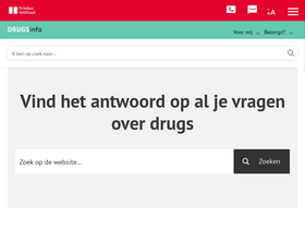 'drugsinfo.nl' screenshot
