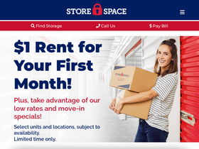 'storespace.com' screenshot