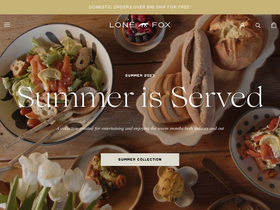 'lonefox.com' screenshot