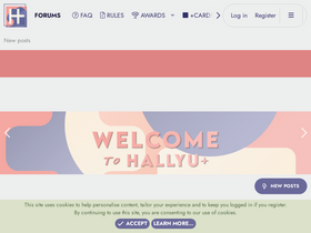 'hallyuplus.net' screenshot